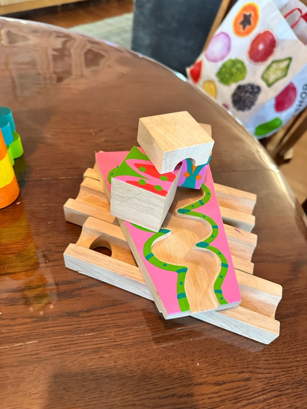 Alex toys wooden jungle Marble Run Toy - make your own run! - Picture 6 of 13